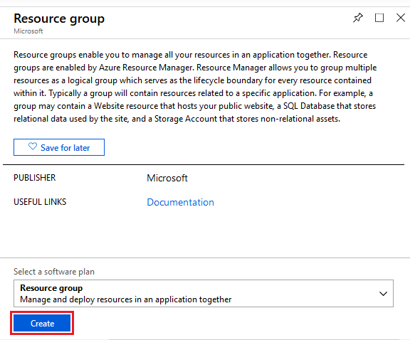 Create Azure Resource Group