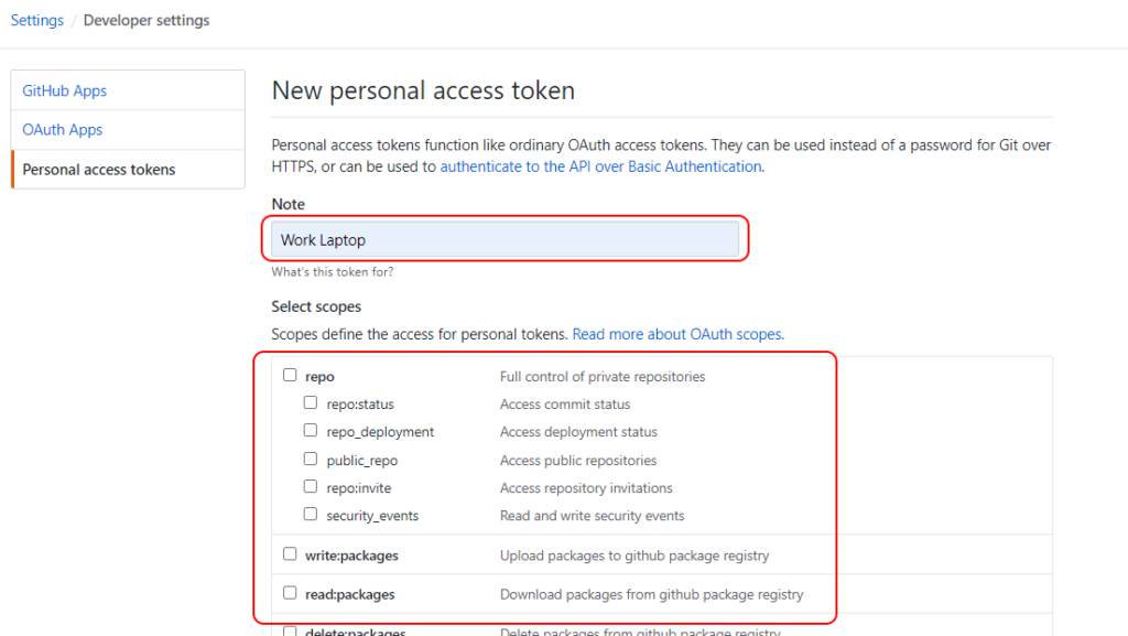 github desktop personal access token