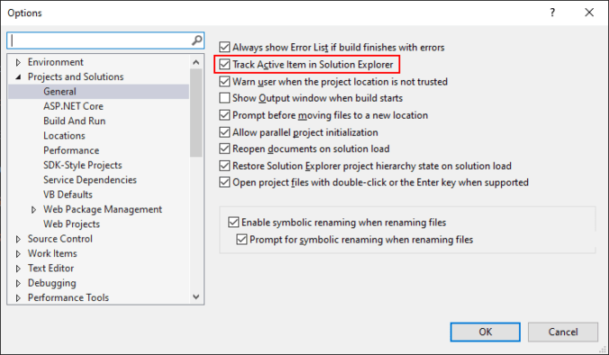  Visual Studio Show Current File In Solution Explorer 